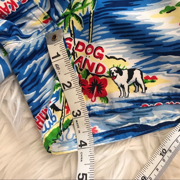 Big Dogs Novelty Swim Trunks Board Shorts Hawaii - Picture 9 of 12